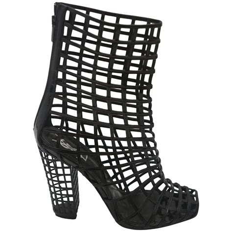 ysl cage booties|Saint Laurent.